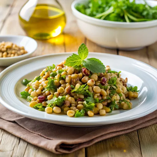 अखरोट मूँग दाल सलाद